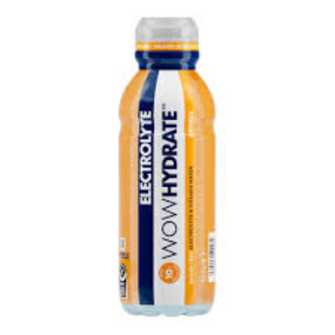 WOWHYDRATE ELECTROLYTE WATER ORANGE 500ML 